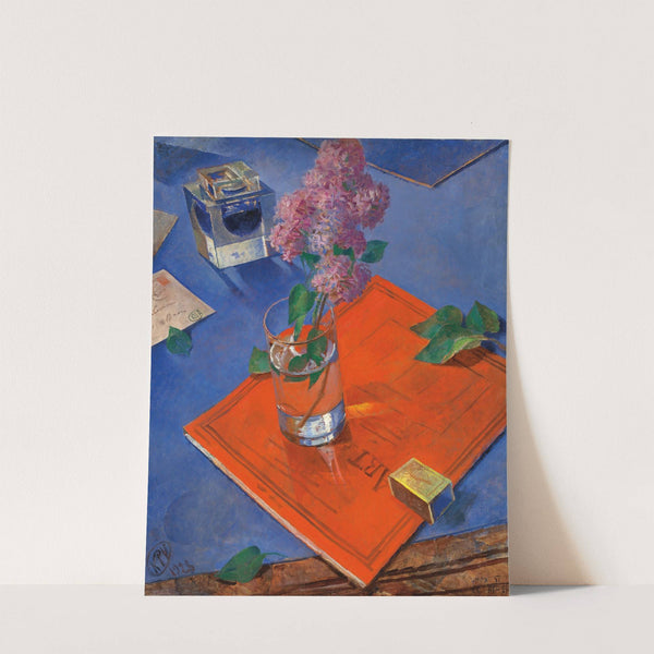 Still life with lilac by Kuzma Petrov-Vodkin