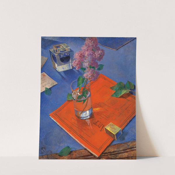 Still life with lilac by Kuzma Petrov-Vodkin