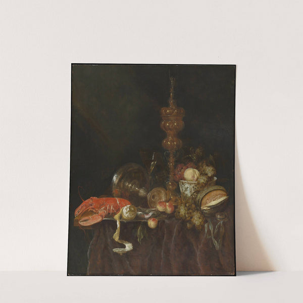 Still Life with Lobster and Fruit by Abraham van Beyeren