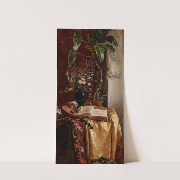 Still Life with Lute by Hugo Charlemont
