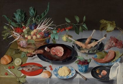 Still Life with Meat, Fish, Vegetables, and Fruit