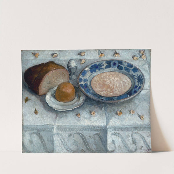 Still life with milk soup (breakfast table) by Paula Modersohn-Becker