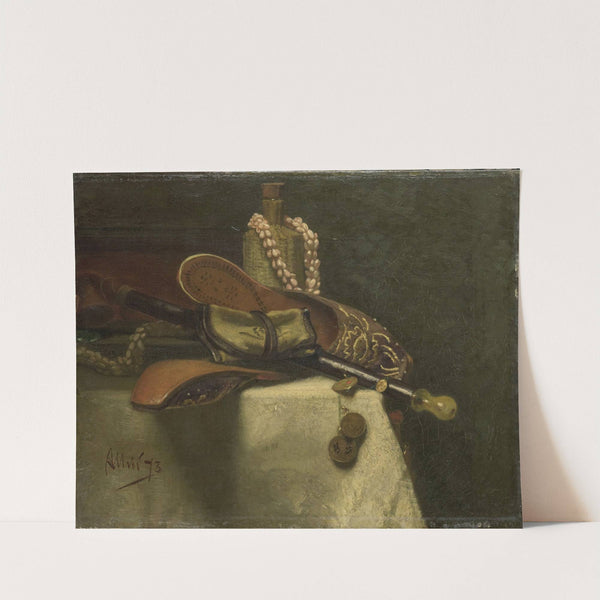 Still Life with Oriental Slippers by August Allebé