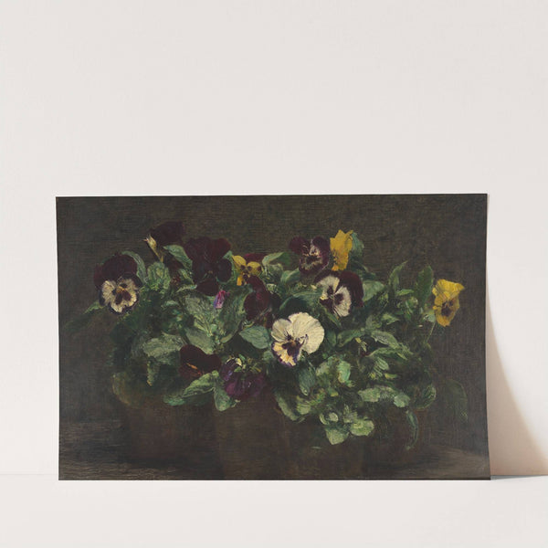 Still Life With Pansies by Henri Fantin-Latour