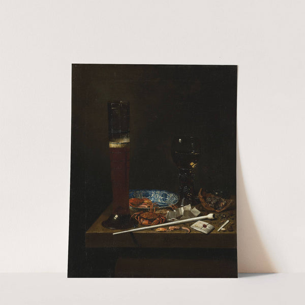 Still life with Passglas by Jan Jansz. van De Velde III