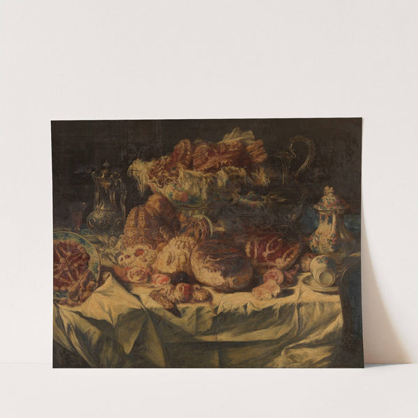 Still Life with Pastries (1886) by Willem Linnig the Younger
