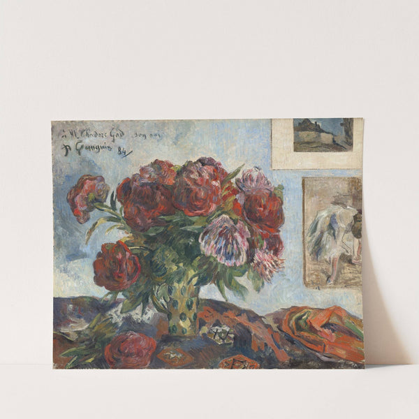 Still Life with Peonies by Paul Gauguin