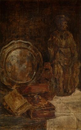 Still Life with Pewter Dish (1870)