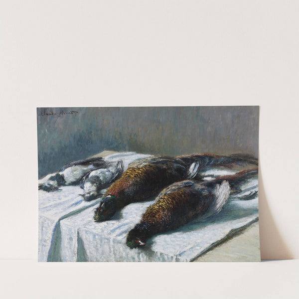 Still Life with Pheasants and Plovers (1879) by Claude Monet