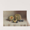 Still Life With Plums And Melons by Joseph Decker