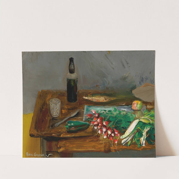 Still Life With Radishes (CIRCA 1928) by Boris Grigoriev