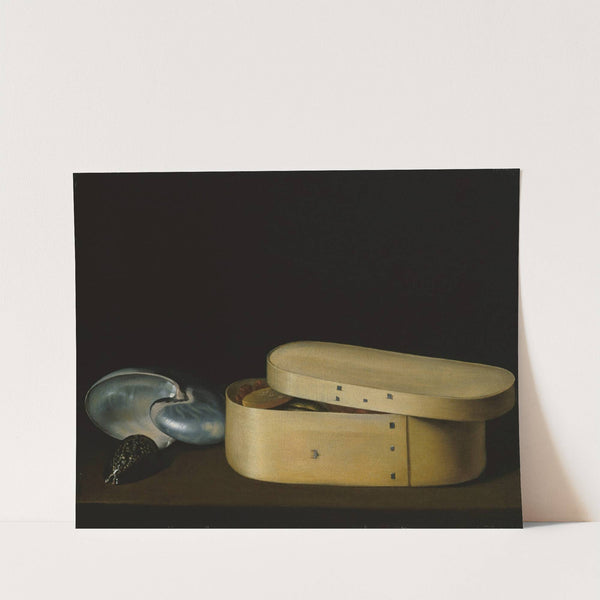 Still Life with Shells and a Chip-Wood Box by Sebastian Stoskopff
