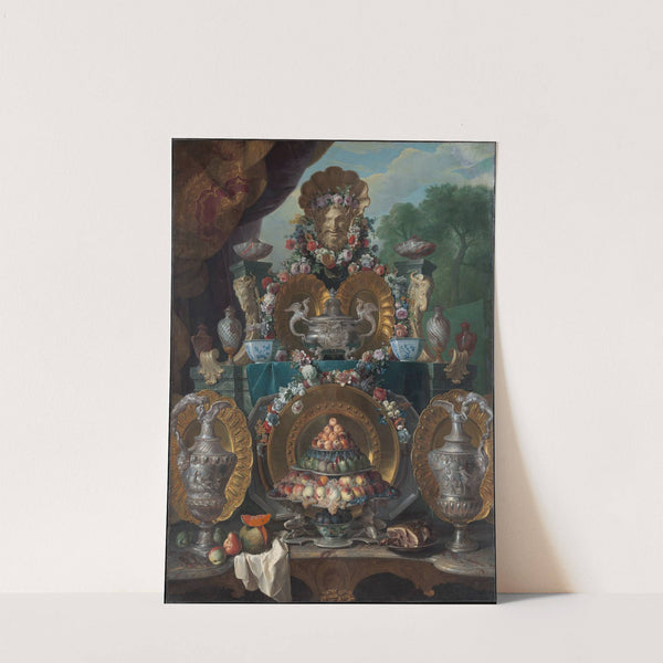 Still Life with Silver by Alexandre François Desportes