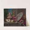 Still Life with Silver and Gold Plate, Shells, and a Sword fourth quarter (17th century) by Meiffren Conte