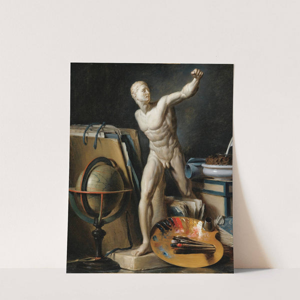 Still Life With Sphere, Palette And Antique Plaster by Thomas Germain Joseph Duvivier