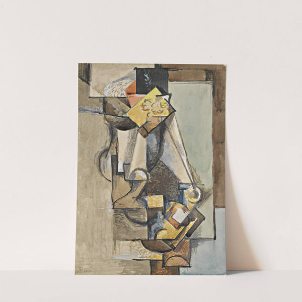 Still life with vase and flower by Antonin Procházka