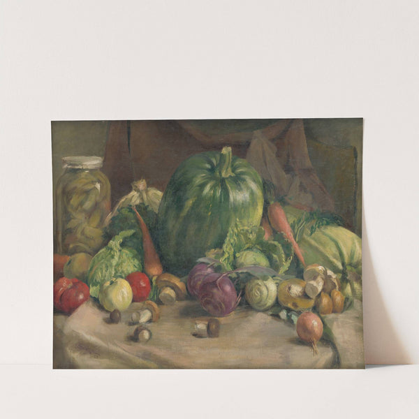 Still Life With Vegetables (1922) by Ladislav Treskoň