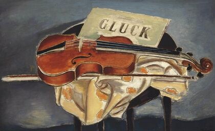 Still life with violin