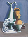 Still Life with Water Jug, Towel and Jars