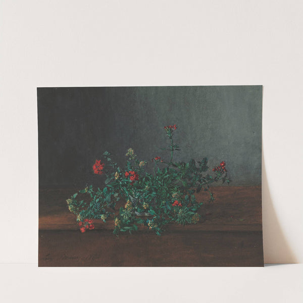 Still Life with Wild Flowers (1864) by Léon Bonvin