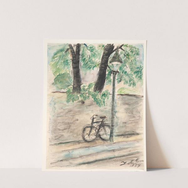 Stille morgen ved muren by John Christensen