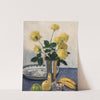 Stilleben met gula rosor (Still life with yellow roses) by Olle Hjortzberg