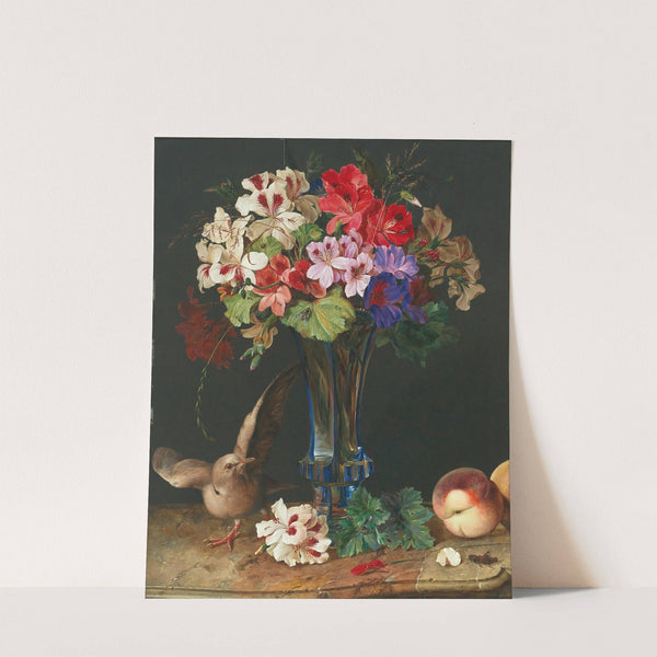 Stilleben mit Blumen in Vase by Ferdinand Küss
