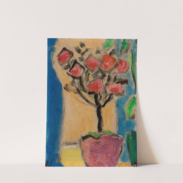 Stilleben (Rosenbäumchen) (1936) by Alexej von Jawlensky