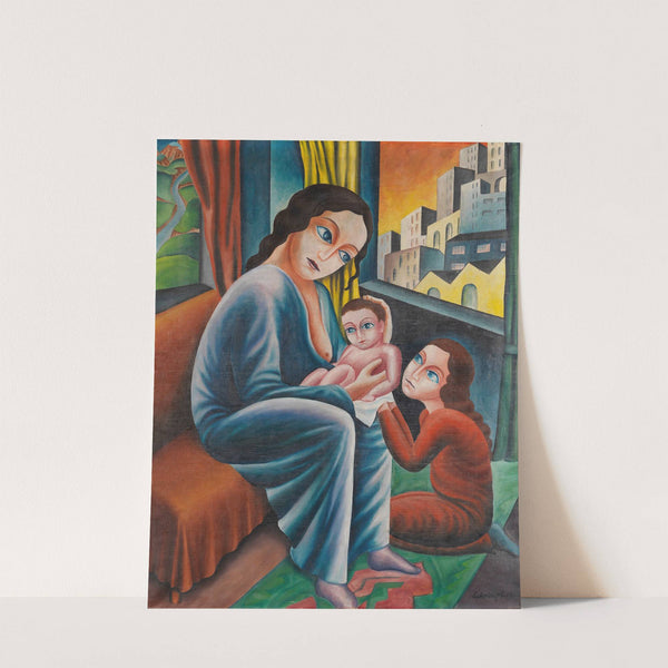 Stillende Mutter by Georg Schrimpf