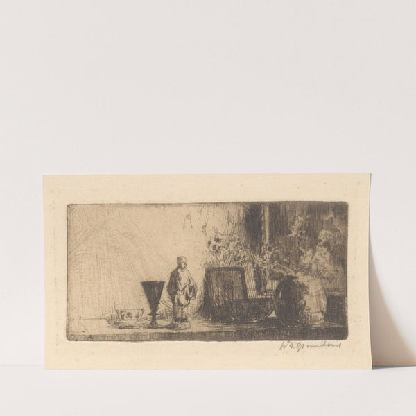 Stilleven met bloemen in een gemberpot (1888-1934) by Willem Adrianus Grondhout