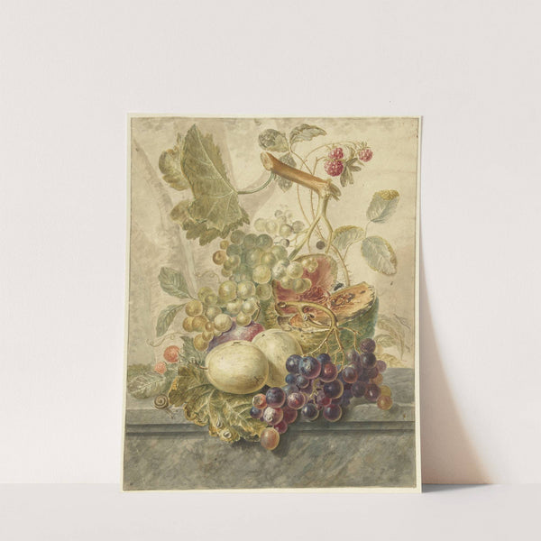 Stilleven met fruit by Hendrik Schwegman