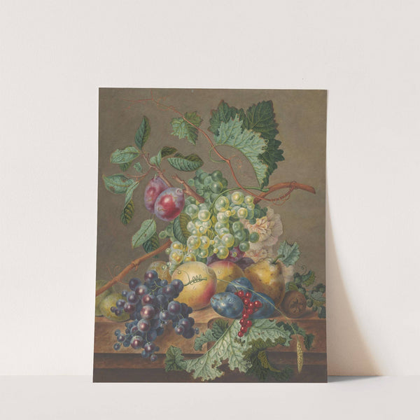 Stilleven met vruchten by Jan de Bruyn