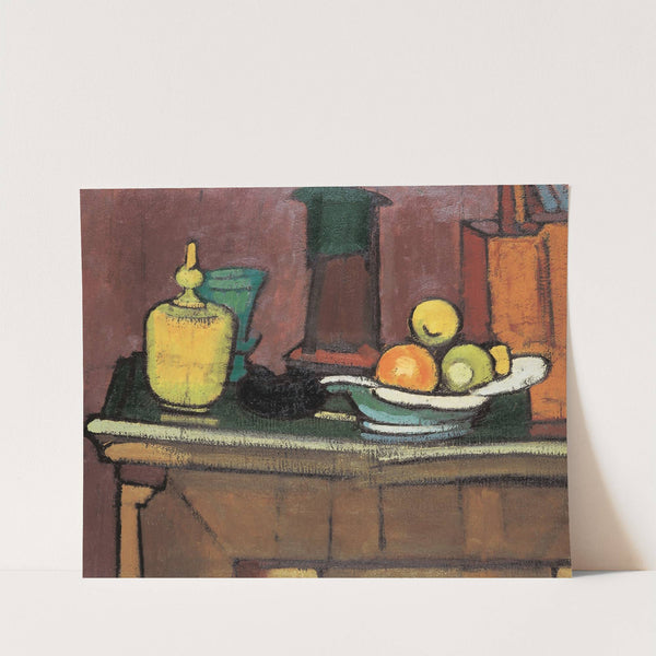 Stillleben auf einer Truhe by Anton Kerschbaumer