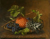 Stillleben mit Ananas und Trauben