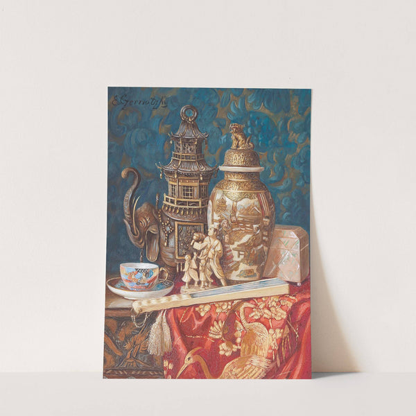 Stillleben Mit Asiatika by Ernst Czernotzky