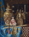 Stillleben Mit Asiatischen Antiquitäten