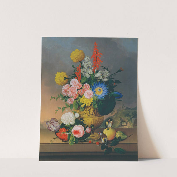 Stillleben mit Blumenstrauß by Johann Knapp