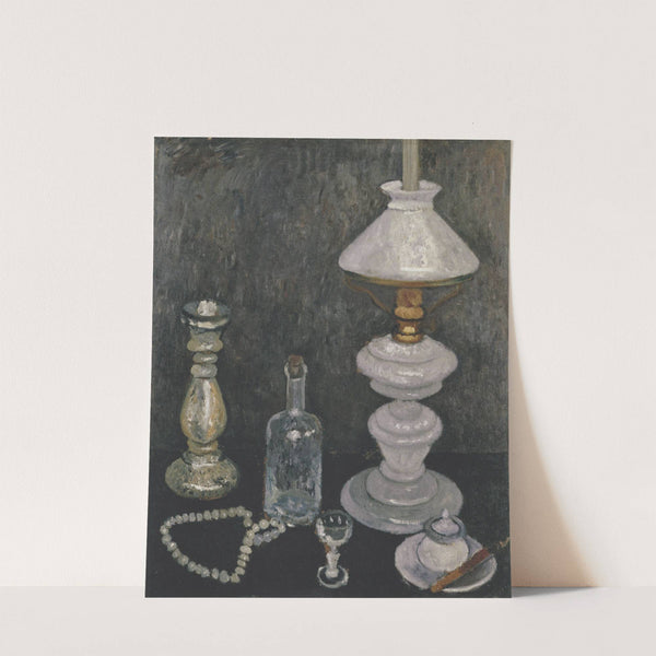 Stillleben mit Gaslampe by Paula Modersohn-Becker
