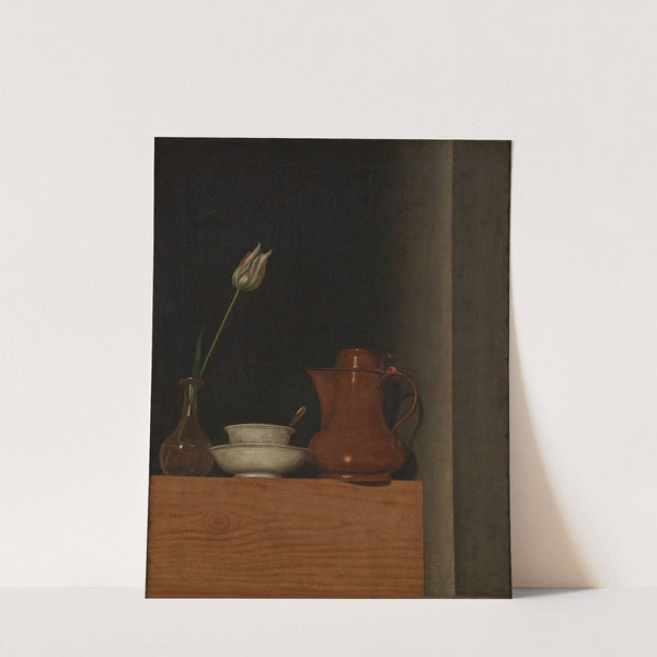 Stillleben mit Krug und Tulpe by Anna Maria Punz