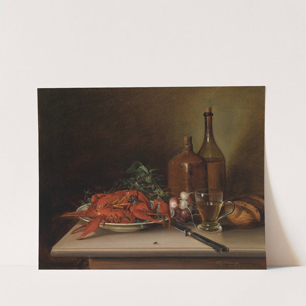 Stillleben mit Langusten by Vinzenz Kreuzer