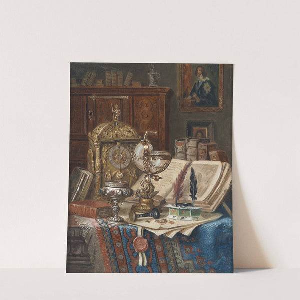 Stillleben Mit Muschelpokal by Ernst Czernotzky