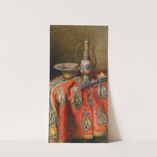 Stillleben Mit Orientalischen Antiquitäten by Max Schödl