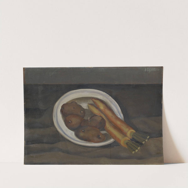 Stillleben Mit Rüben Und Kartoffeln (1925) by Emanuel Schöttli