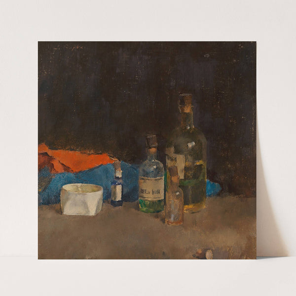 Stillleben mit Tuschschale (around 1920) by Fritz Rojka