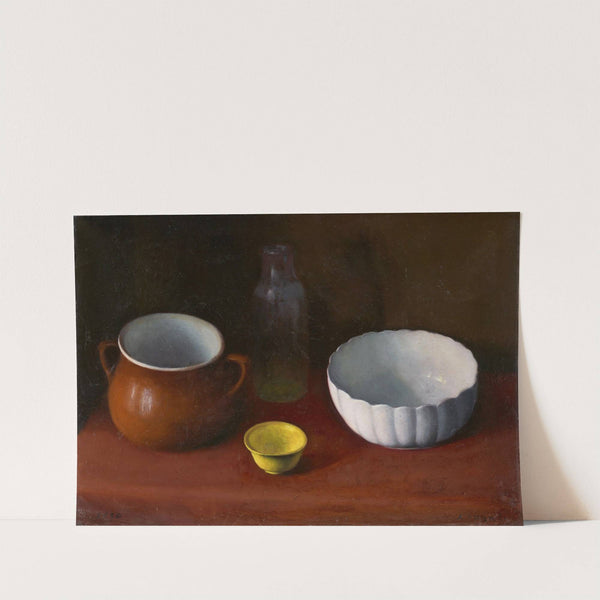 Stillleben – Schalen und Krug (1930) by Arthur Segal