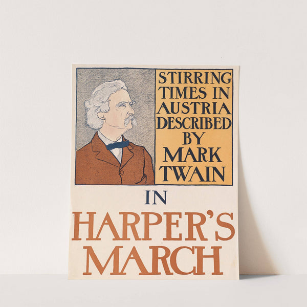Stirring times in Austria described by Mark Twain in Harper's March by Edward Penfield