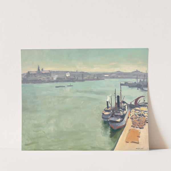 Stockholm, soleil (1938) by Albert Marquet