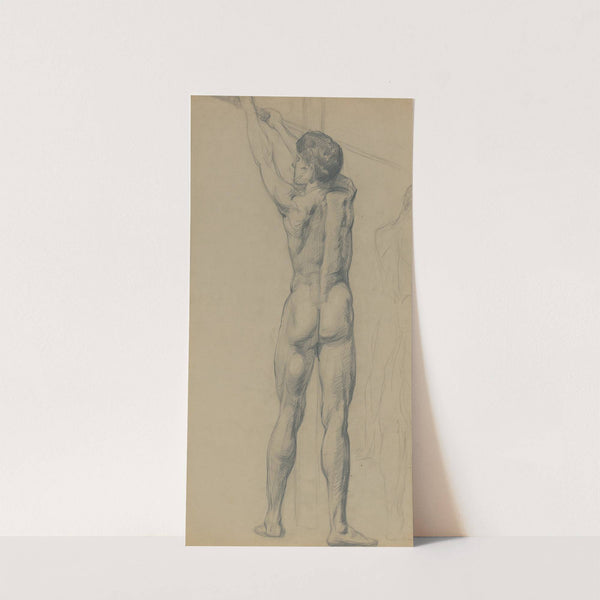 Stojaci mužský akt by Emil Alexay-Olexák