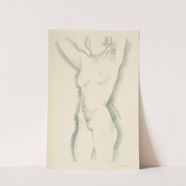 Stojaci ženský akt by Mikuláš Galanda