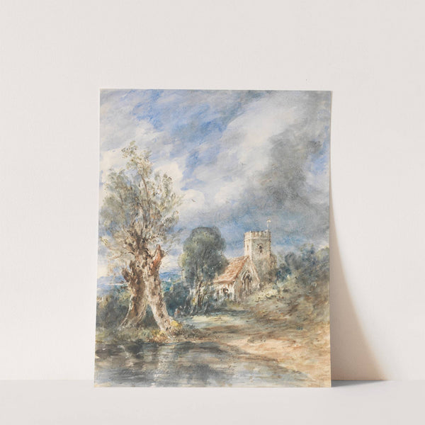 Stoke Poges Church by John Constable